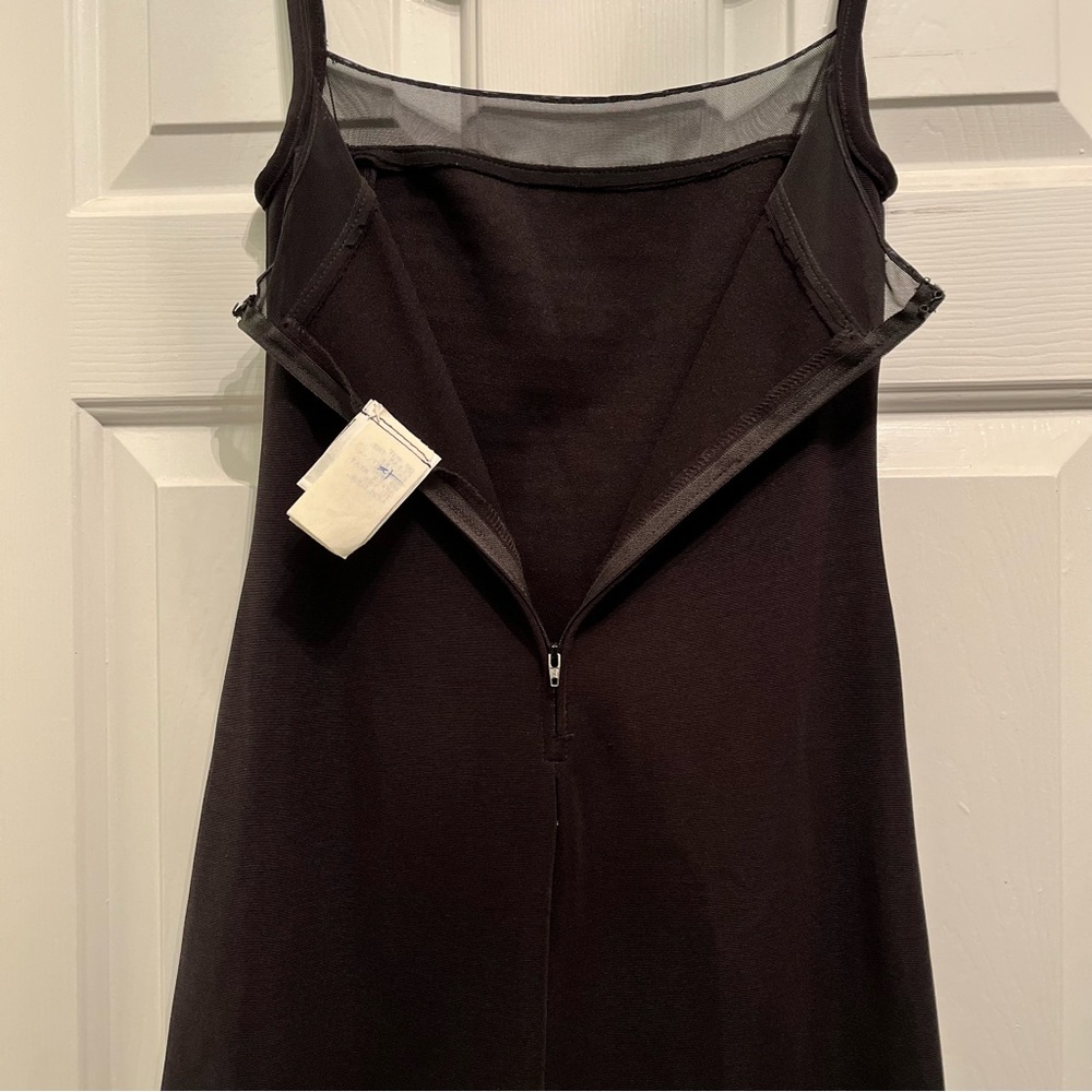 Tadashi Shoji Vintage Black Holiday Cocktail New Years Mini Dress Size Small - Picture 7 of 12